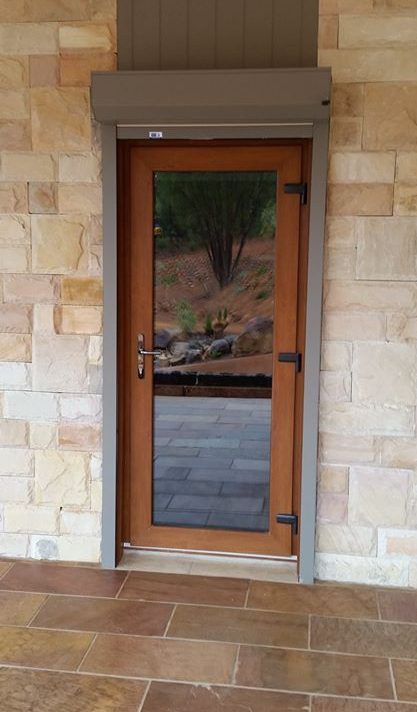 double glazed back door